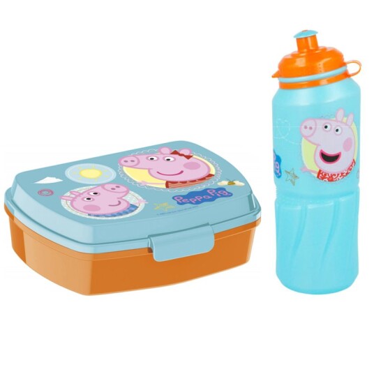 Peppa Gris Matboks og Drikkeflaske