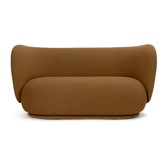 Ferm Living Rico 2 seter sofa Grain   Caramel