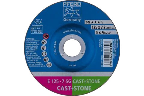 Pferd Slipeskive SG Cast+Stone 2 stk Pferd Slipeskive SG Cast+Stone 2 stk