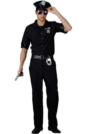 Wicked Costumes Ltd New York Politi Karnevalskostyme  Medium