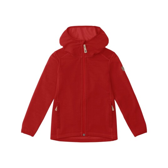 Fjellreven Kids Keb Fleece Hoodie Lava 140