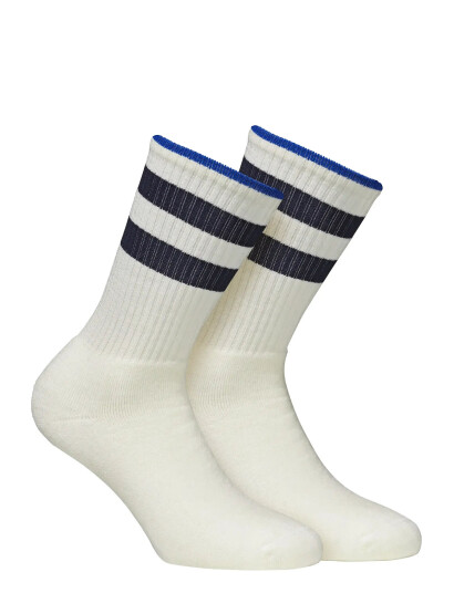 Alpacasocks&Co Knitted Merino Socks In 2 Pack Multi/patterned 39 42