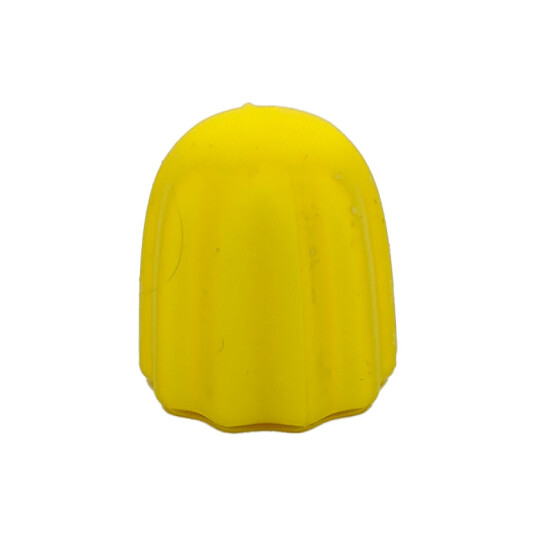 Selvlukkende hette for tannkremtube GUL