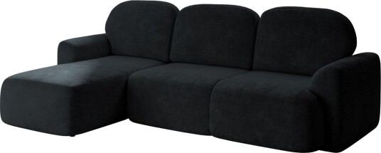 Corfu Sovesofa Med 3 Seters Divan Svart