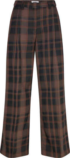 Monki High Waisted Wide Leg Twill Trousers - Grey - 34 Monki High Waisted Wide Leg Twill Trousers - Grey - 34