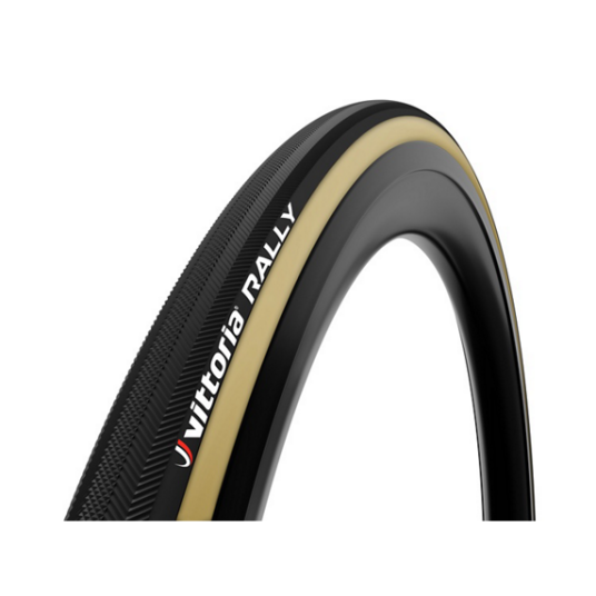 Vittoria Rally lukketring 700 x 25C Tan/sort Vittoria Rally lukketring 700 x 25C Tan/sort