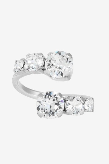 Caroline Svedbom Ring Halo Ring Rhodium Sølv