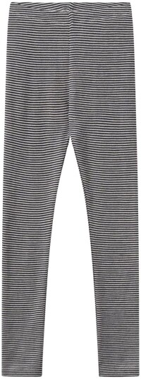 Wheat ull Wheat Agi leggings i ull til barn, Navy Stripe (122) 122