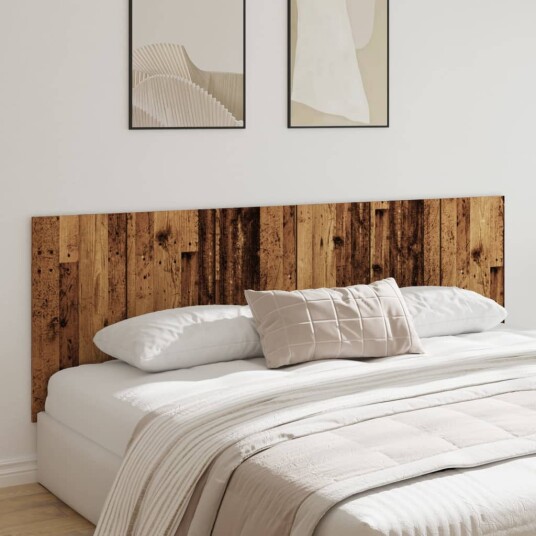 Veggmontert hodegavl gammelt tre 240x1,5x80 cm konstruert tre 8721158441690