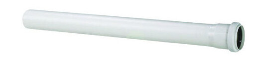AVLØPSRØR 50MM PP HVIT 0.5M M/MUFFE