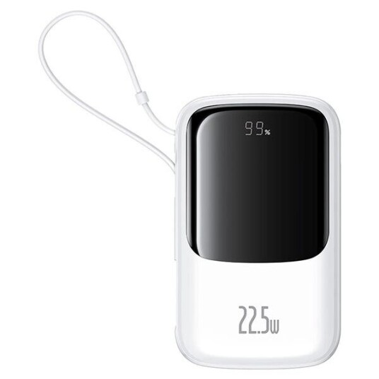 Baseus Qpow Pro+ 1000 0mAh Hvit Baseus Qpow Pro+ 1000 0mAh Hvit