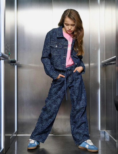 Kids Only Koggianna Mw Straight Flower Dnm Bj Navy 140 Kids Only Koggianna Mw Straight Flower Dnm Bj Navy 140
