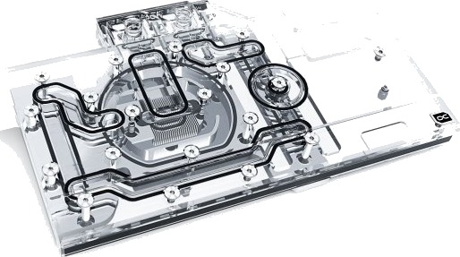 Alphacool 11952 GPU vannblokk + kjøleribbe 11952