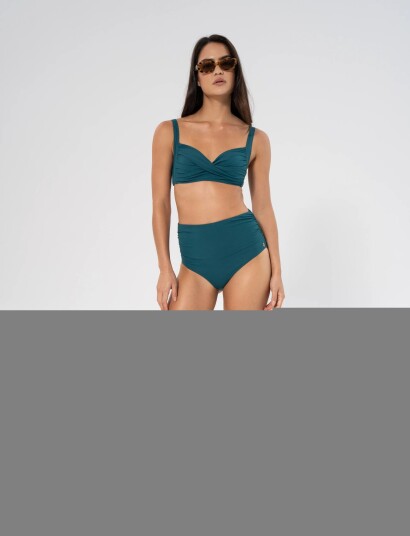 Panos Emporio Rib Medea Top   Green   36