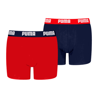 Puma Boys Everyday Basic Boxers 2P boxer barn Red 122/128