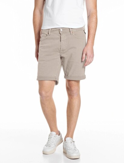 Replay Rbj.981 Short Shorts Tapered Beige 31