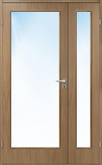 Sidefelt Bygg1 Sans FW Finer Eik Klart Glass