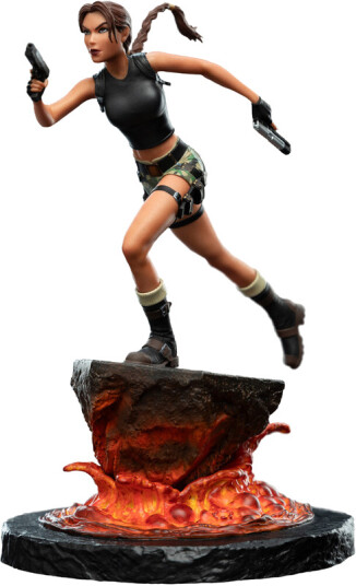 Polystone Tomb Raider Lara Croft: The Sanctuary of Flame Miniature Statue
