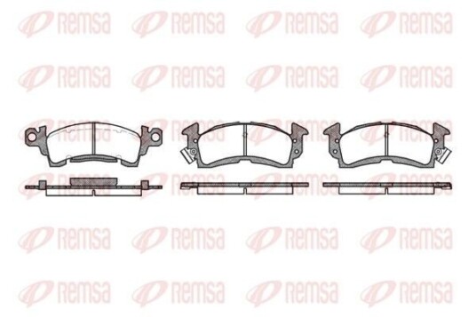 Bremseklosser REMSA 0510.00 Bremseklosser REMSA 0510.00