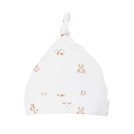 Livly Teddy Tay Tossie hat – white newborn Livly Teddy Tay Tossie hat – white newborn