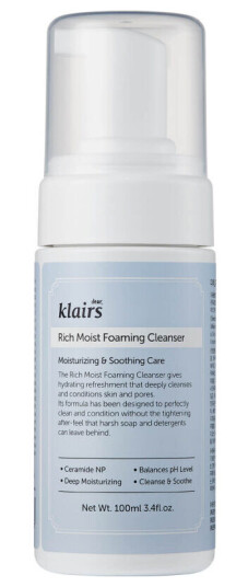 Klairs Rich Moist Foaming Cleanser 100ml Klairs Rich Moist Foaming Cleanser 100ml