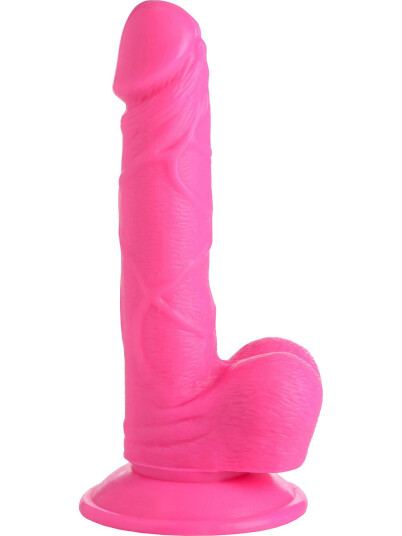 XR Brands - Pop Peckers Pop Peckers: Poppin Dildo 16.5 cm, rosa