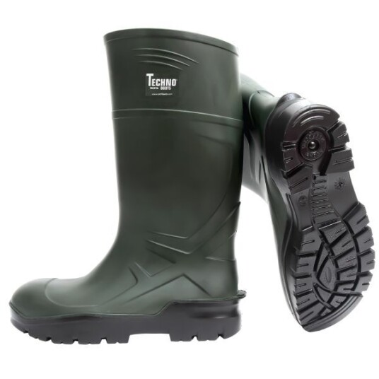 Techno Boots S5 Vernestøvel grønn, PU 38 Techno Boots S5 Vernestøvel grønn, PU 38