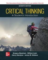 Bassham, Gregory ISE Critical Thinking: A Students Introduction