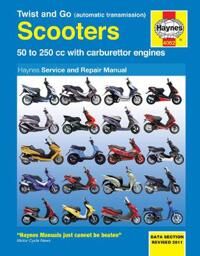 Twist And Go (Automatic Transmission) Scooters Service And Repair Manual Av Phil Mather