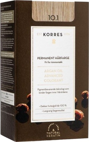 Korres Argan Oil Advanced Colorant 10.1 Platinum Ash Blonde