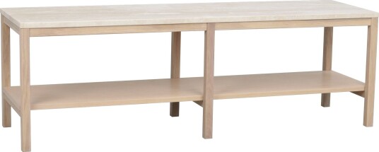 Rowico Home Orwel Reliefbord, Beige travertin, Hvit pigm., 140xH45 Unoliving 1570622-01-0 1729643-01-0
