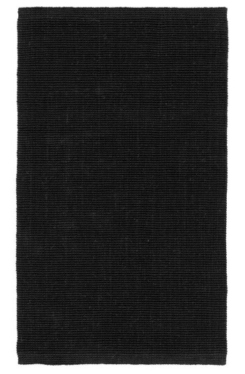 Dixie Fiona jutegulvteppe sort 70x120 cm
