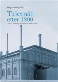 Talemål Etter 1800 Talemål Etter 1800