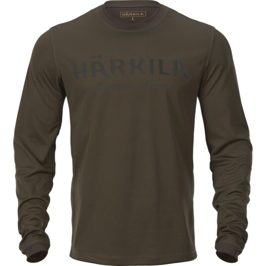 Härkila Men's Mountain Hunter L/S T-shirt Brun XXL Man