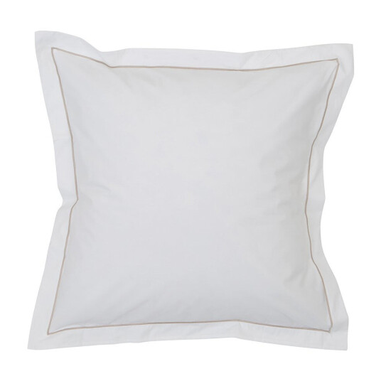 Lexington Hotel Percale putevar 65 x 65 cm Hvit-lysbeige