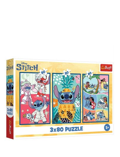 Trefl Pappussel Trefl 3X80 Bitar Lilo & Stitch - Multi/patterned - ONE SIZE Trefl Pappussel Trefl 3X80 Bitar Lilo & Stitch - Multi/patterned - ONE SIZE