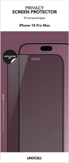 Linocell Privacy Skjermbeskytter for iPhone 18 Pro Max