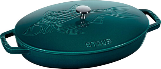 Staub La Mer oval gryte tre lager emalje 32 cm Staub La Mer oval gryte tre lager emalje 32 cm