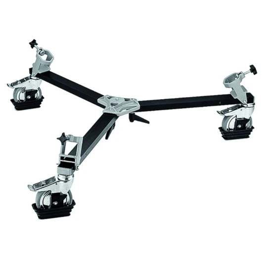 Manfrotto 114 Dolly Cine Video Dolly Hjulsett for stativ med runde ben Manfrotto 114 Dolly Cine Video Dolly Hjulsett for stativ med runde ben