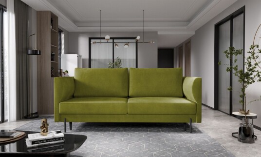 Zerlo 3 seters Sofa LimeGrønn
