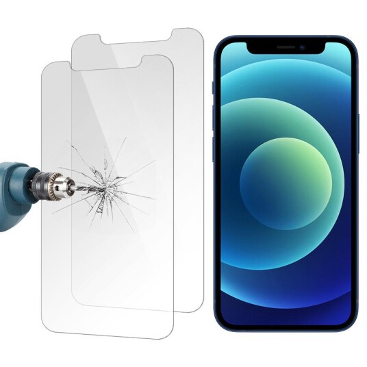 Skjermbeskyttelse iPhone 12 Pro Max / Herdet glass 2 pak