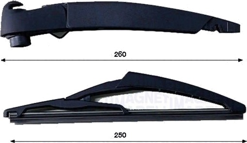 MAGNETI MARELLI 000723180471 Viskerarmsett, vindusspyling