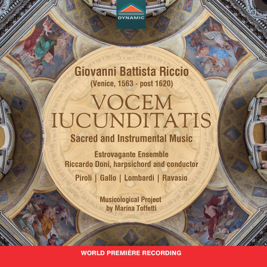 Estrovagante Ensemble Anna Piroli Maria Chiara Gallo Massimo Lombardi Alessandro Ravasio Riccardo Doni Riccio: Vocem iucunditatis Sacred and Instrumental Music CD