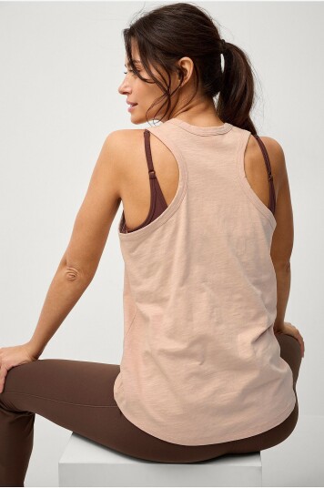 Ellos STUDIO Treningstopp Tank Top Loose Soft Rosa Ellos STUDIO Treningstopp Tank Top Loose Soft Rosa