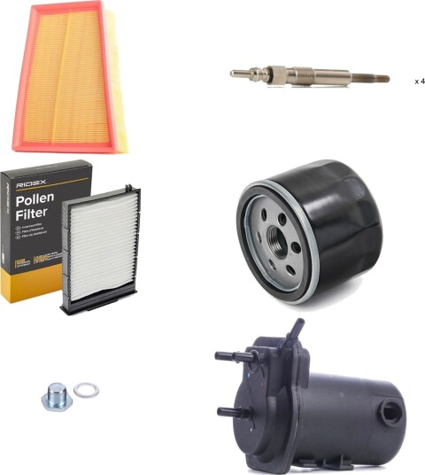 RIDEX 4682P7216 Servicepakke