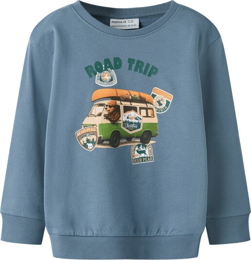 Name It Nmmvoto Ls Nreg Sweat Bru BLUE MIRAGE 116