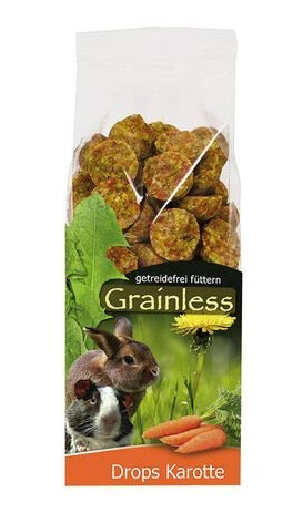 Grainless Drops Gulrøtter 140 G Grainless Drops Gulrøtter 140 G