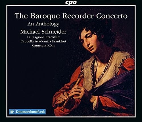 Schneider, Koln Baroque Recorder Concerto / An Anthology CD
