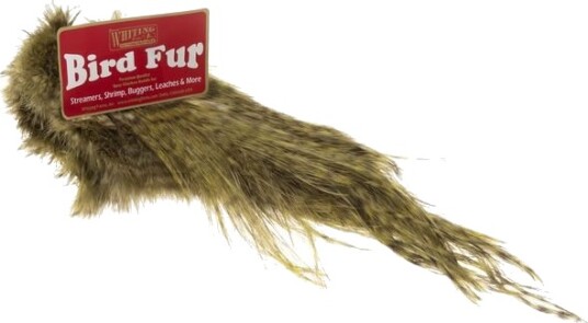 Whiting Spey Bird Fur Grizzly/Olive Whiting Spey Bird Fur Grizzly/Olive