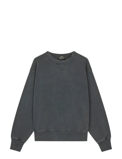 Mads Nørgaard Compact Cotton Crew Sweat Grey L